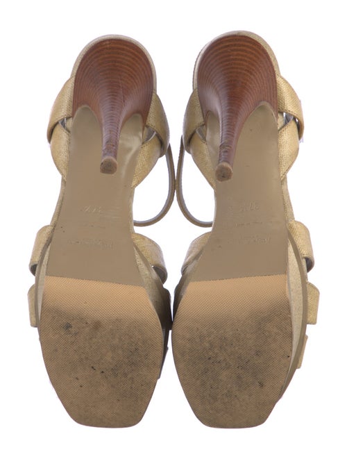 Yves Saint Laurent T-Strap Sandals