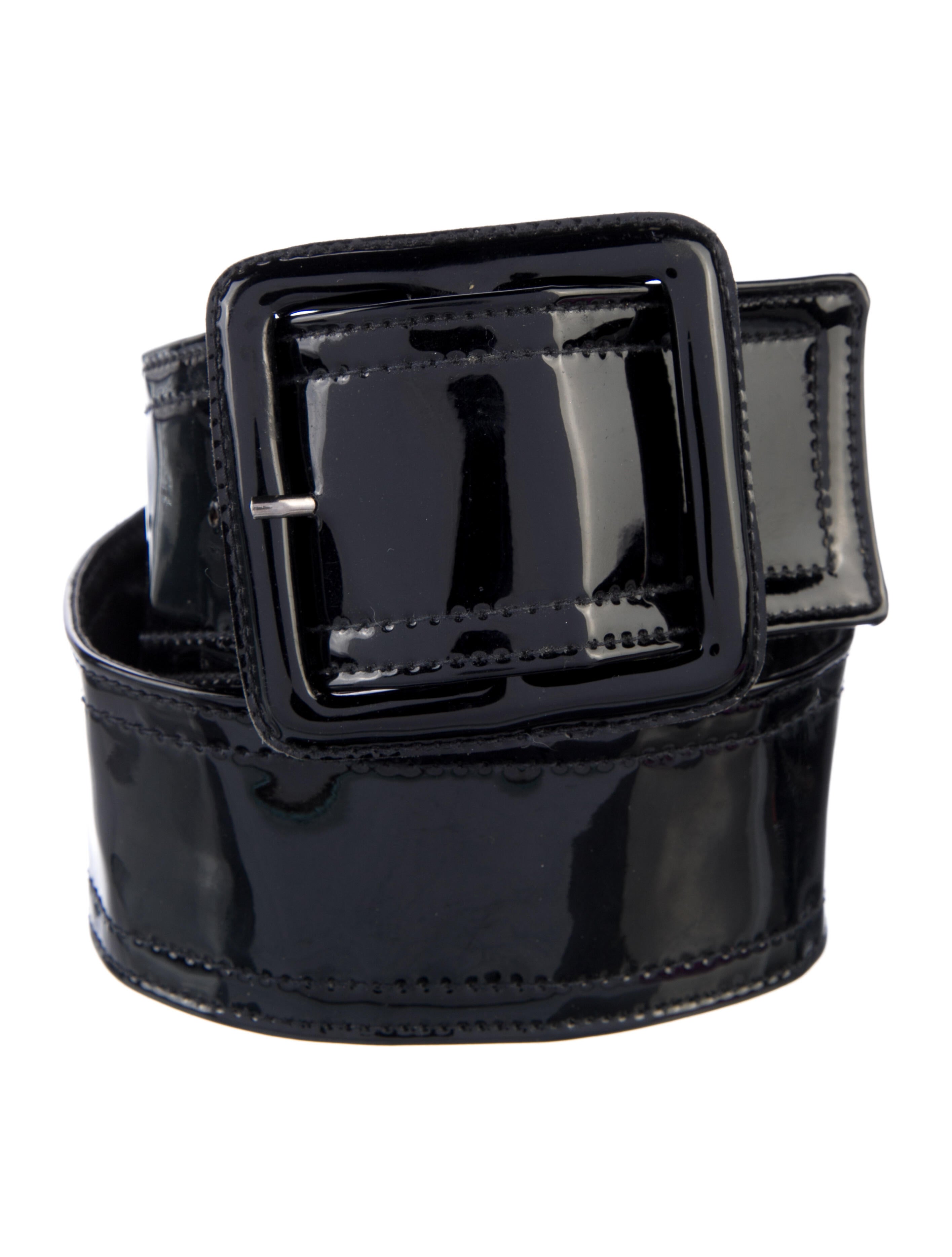 Yves Saint Laurent Vintage Patent Leather Waist Belt