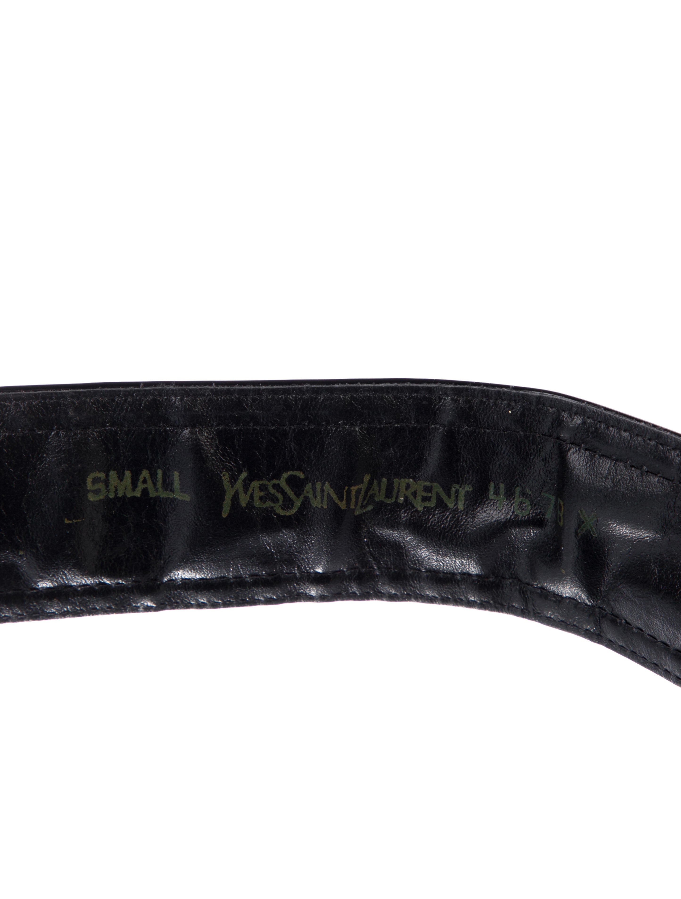 Yves Saint Laurent Vintage Patent Leather Waist Belt