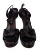 Yves Saint Laurent Leather T-Strap Sandals