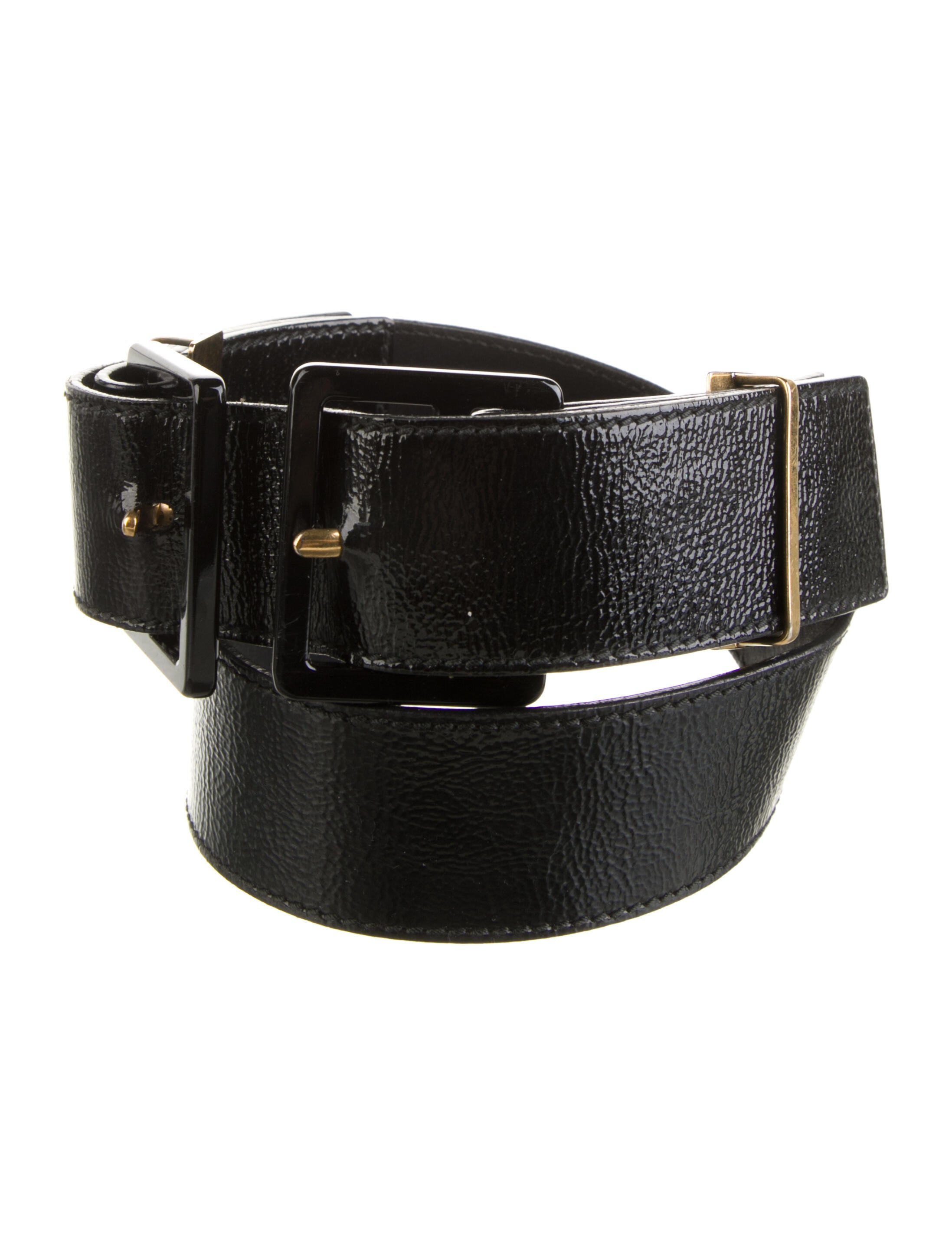Yves Saint Laurent Patent Leather Belt