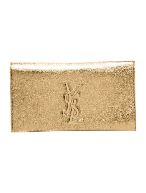 Yves Saint Laurent Leather Clutch Medium