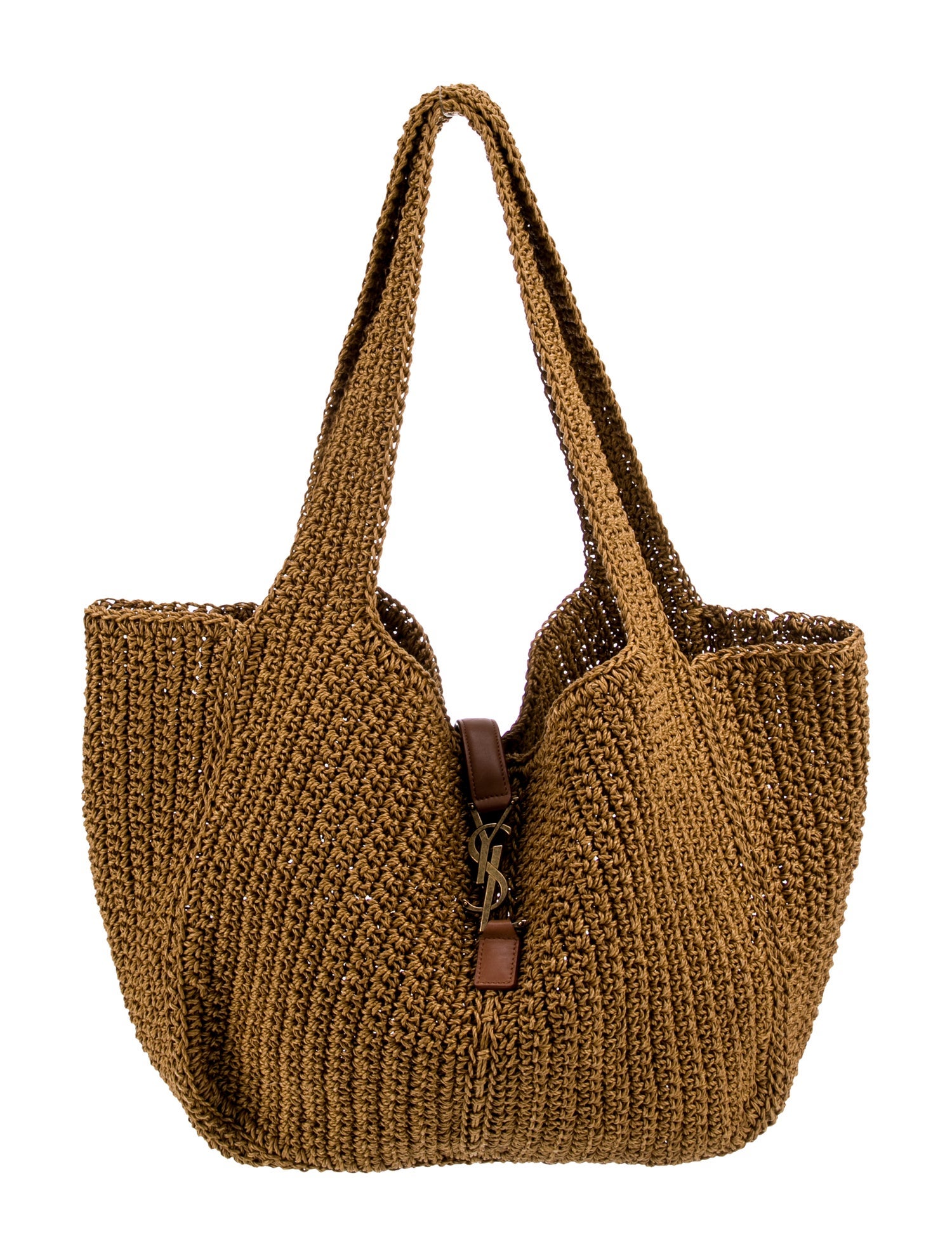 Saint Laurent Raffia Bea Tote 2025