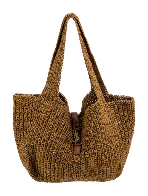 Saint Laurent Raffia Bea Tote 2025