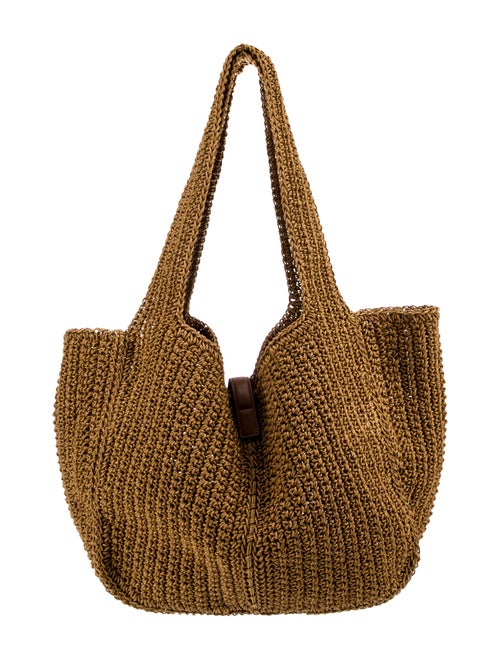 Saint Laurent Raffia Bea Tote 2025