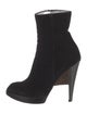 Yves Saint Laurent Suede Sock Boots
