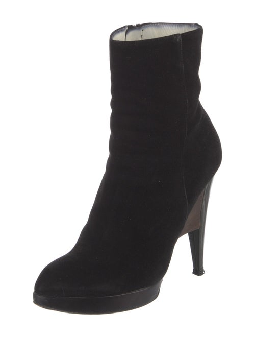 Yves Saint Laurent Suede Sock Boots