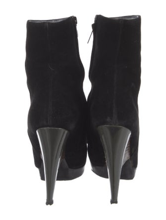 Yves Saint Laurent Suede Sock Boots