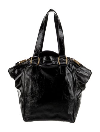 Yves Saint Laurent Rive Gauche Patent Leather Shoulder Bag