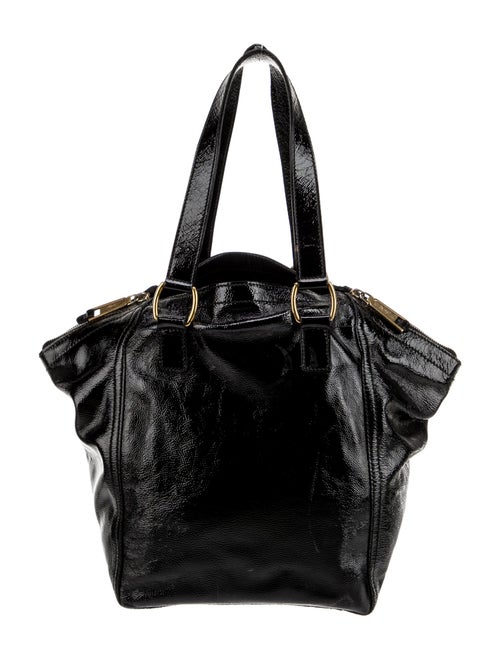 Yves Saint Laurent Rive Gauche Patent Leather Shoulder Bag