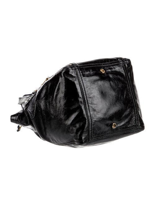 Yves Saint Laurent Rive Gauche Patent Leather Shoulder Bag