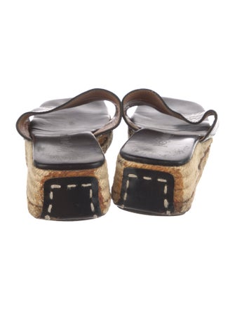 Yves Saint Laurent Leather Espadrilles