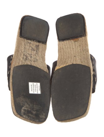 Yves Saint Laurent Leather Espadrilles