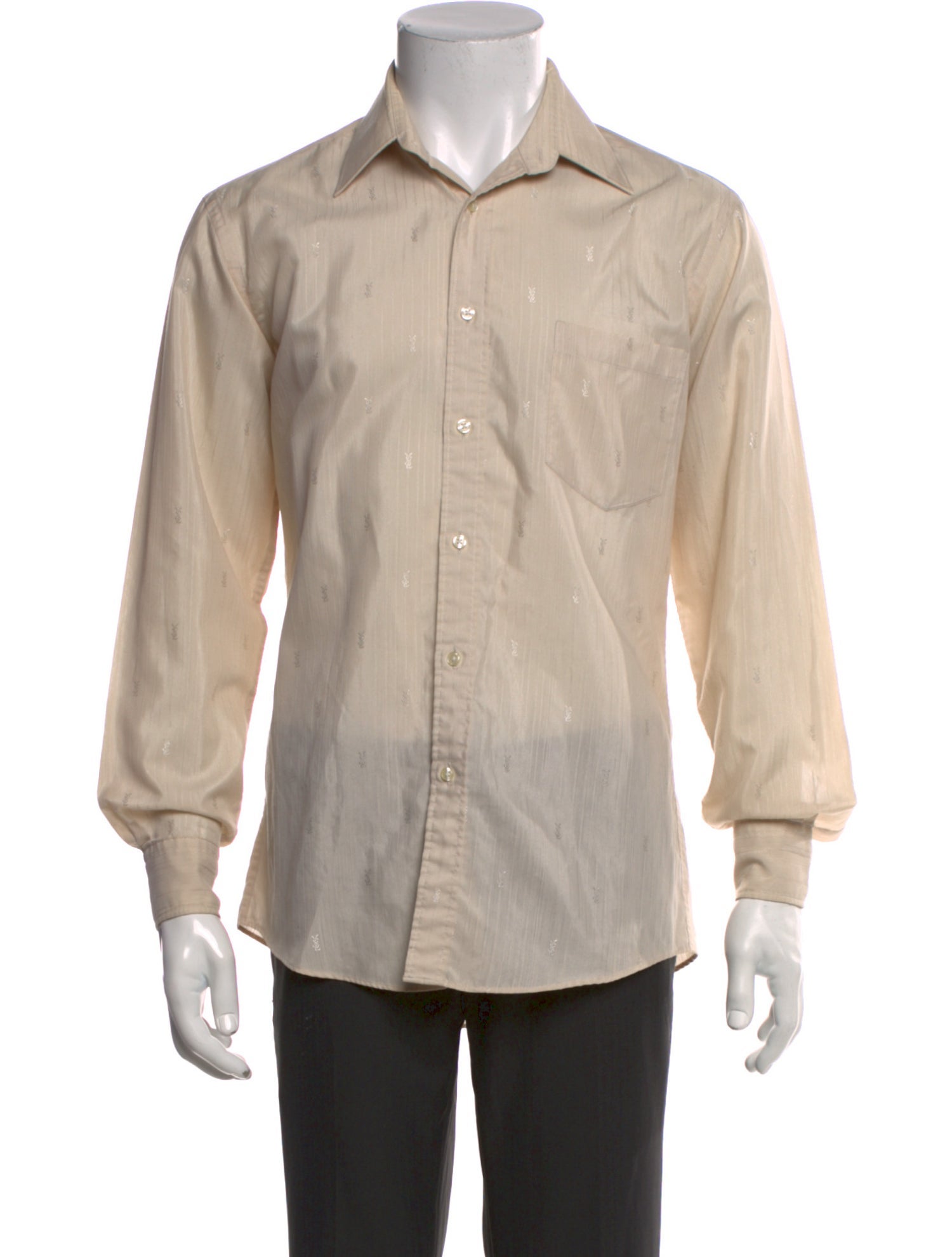 Yves Saint Laurent Vintage Menswear Dress Shirt