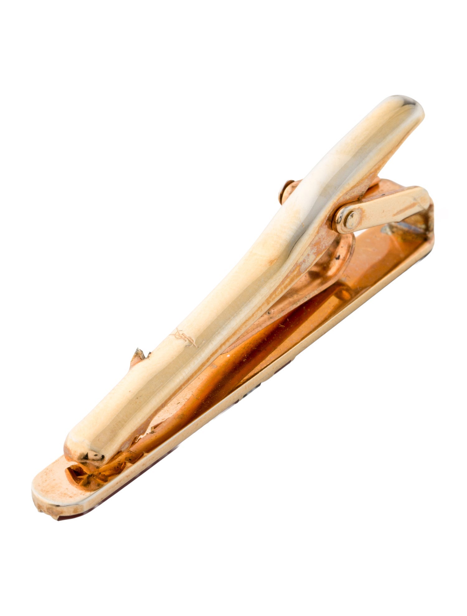 Yves Saint Laurent Vintage Enamel Tie Clip