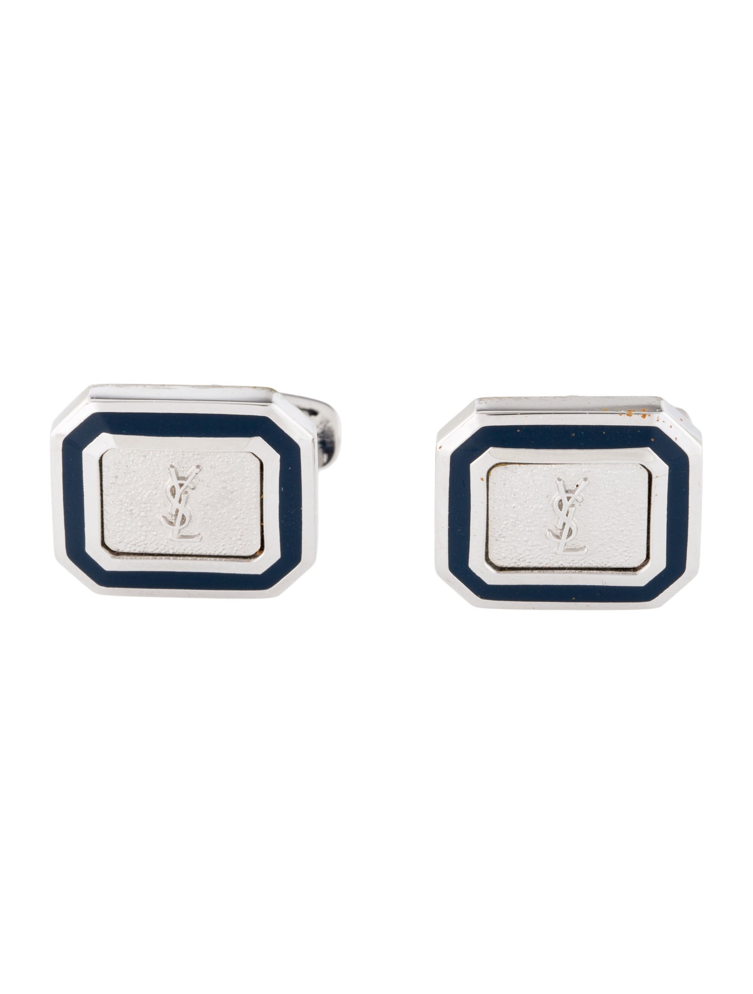 Yves Saint Laurent Vintage Enamel Cufflinks