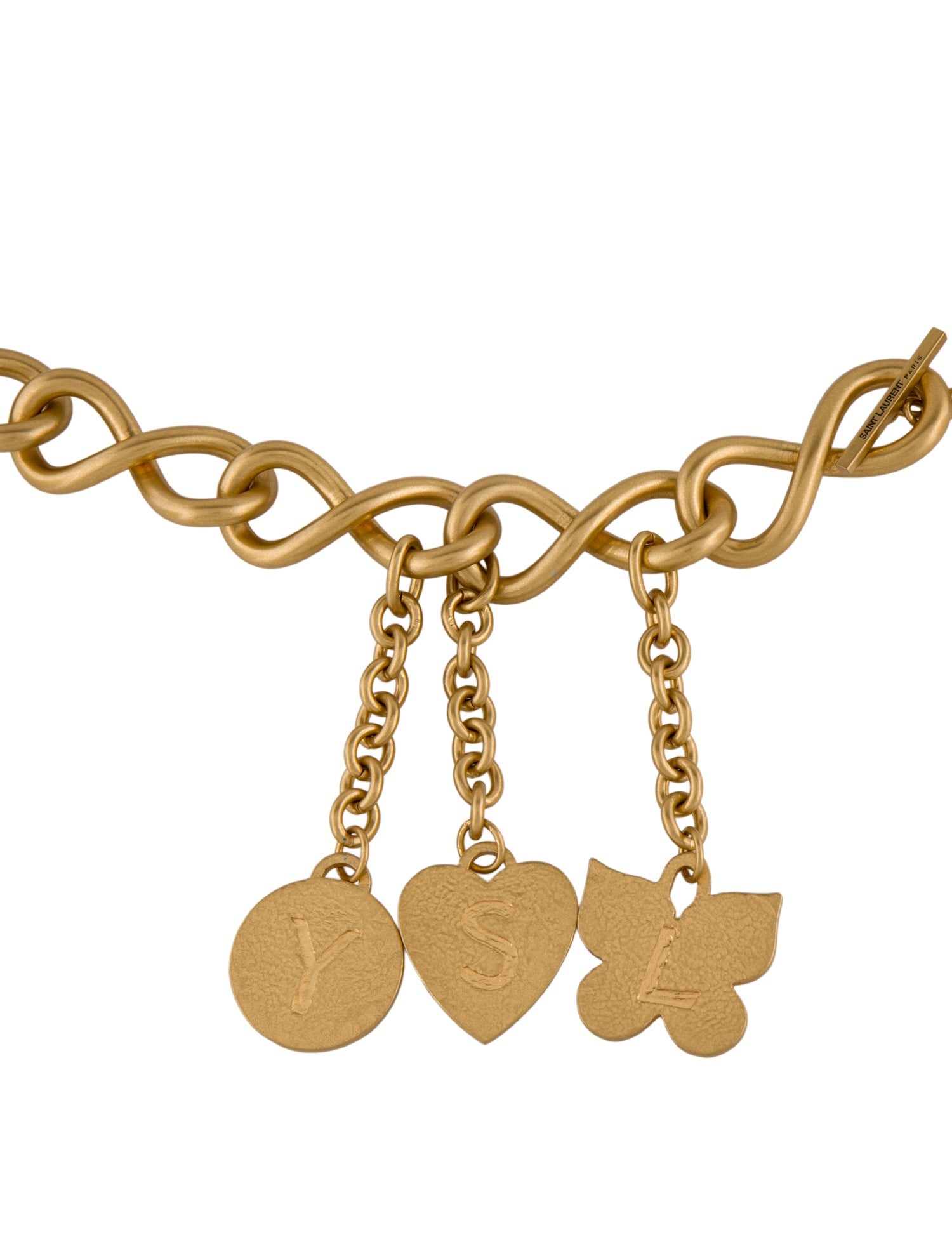 Yves Saint Laurent Skinny Metal Waist Belt