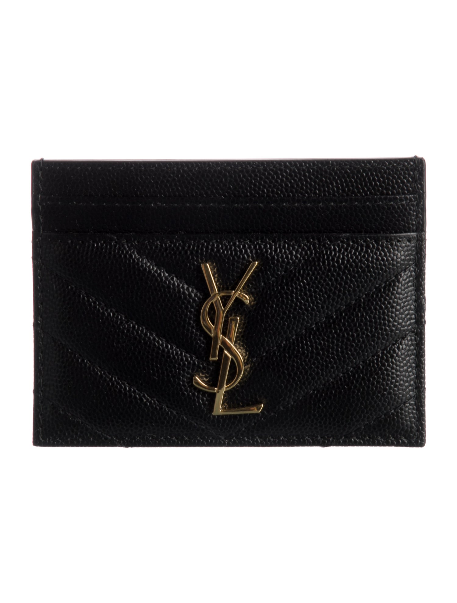 Yves Saint Laurent Leather Card Holder