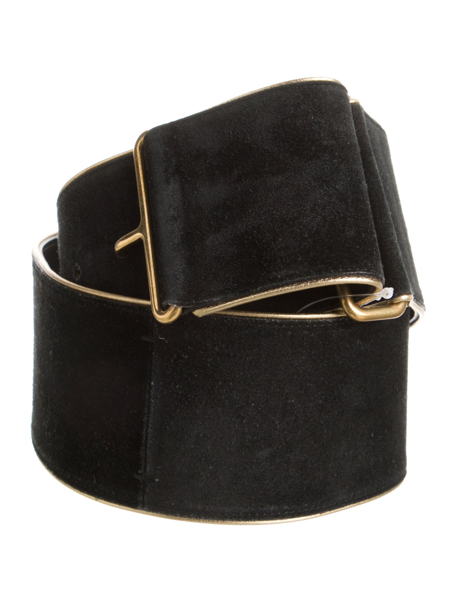 Yves Saint Laurent Wide Leather Waist Belt