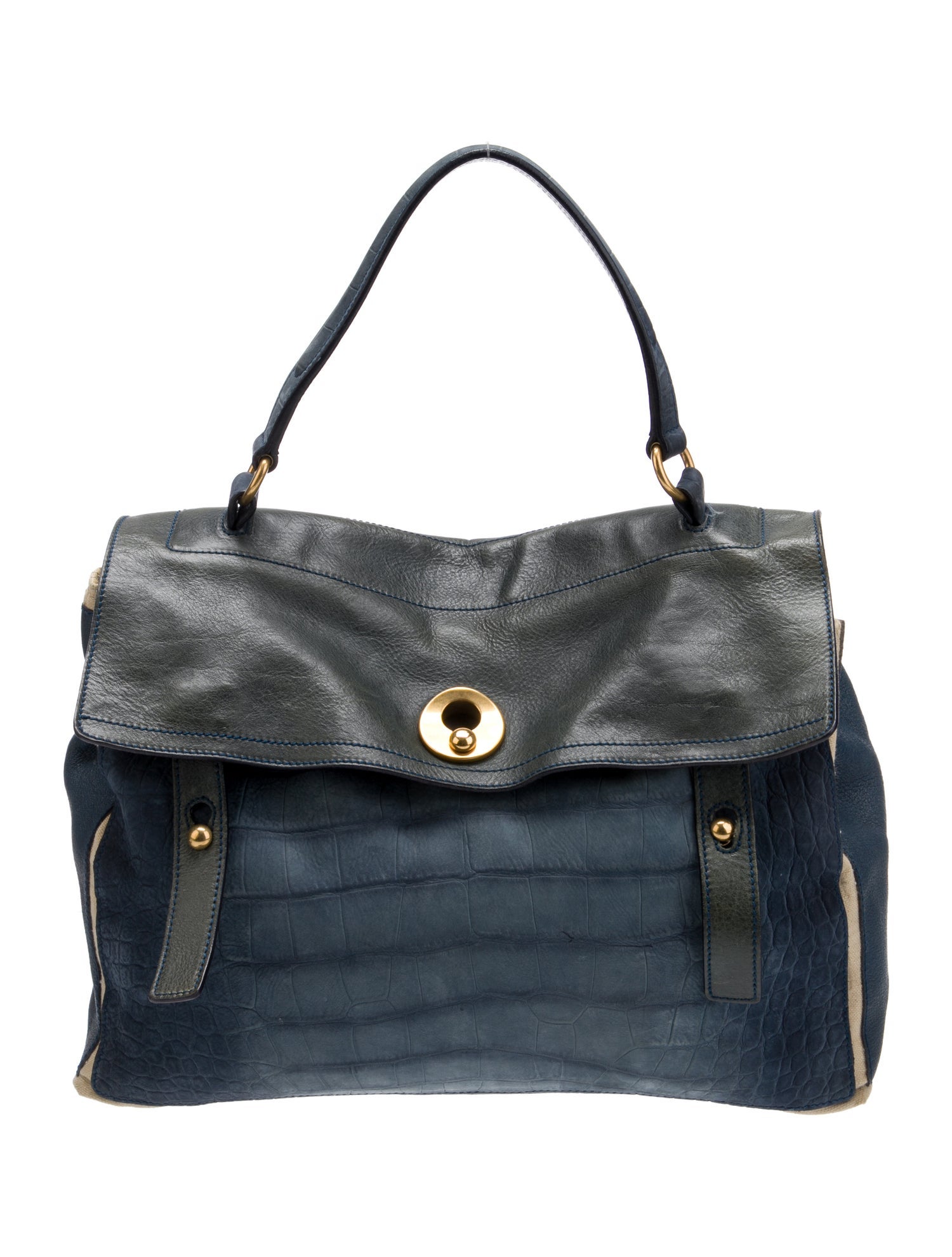 Yves Saint Laurent Leather Top Handle Bag