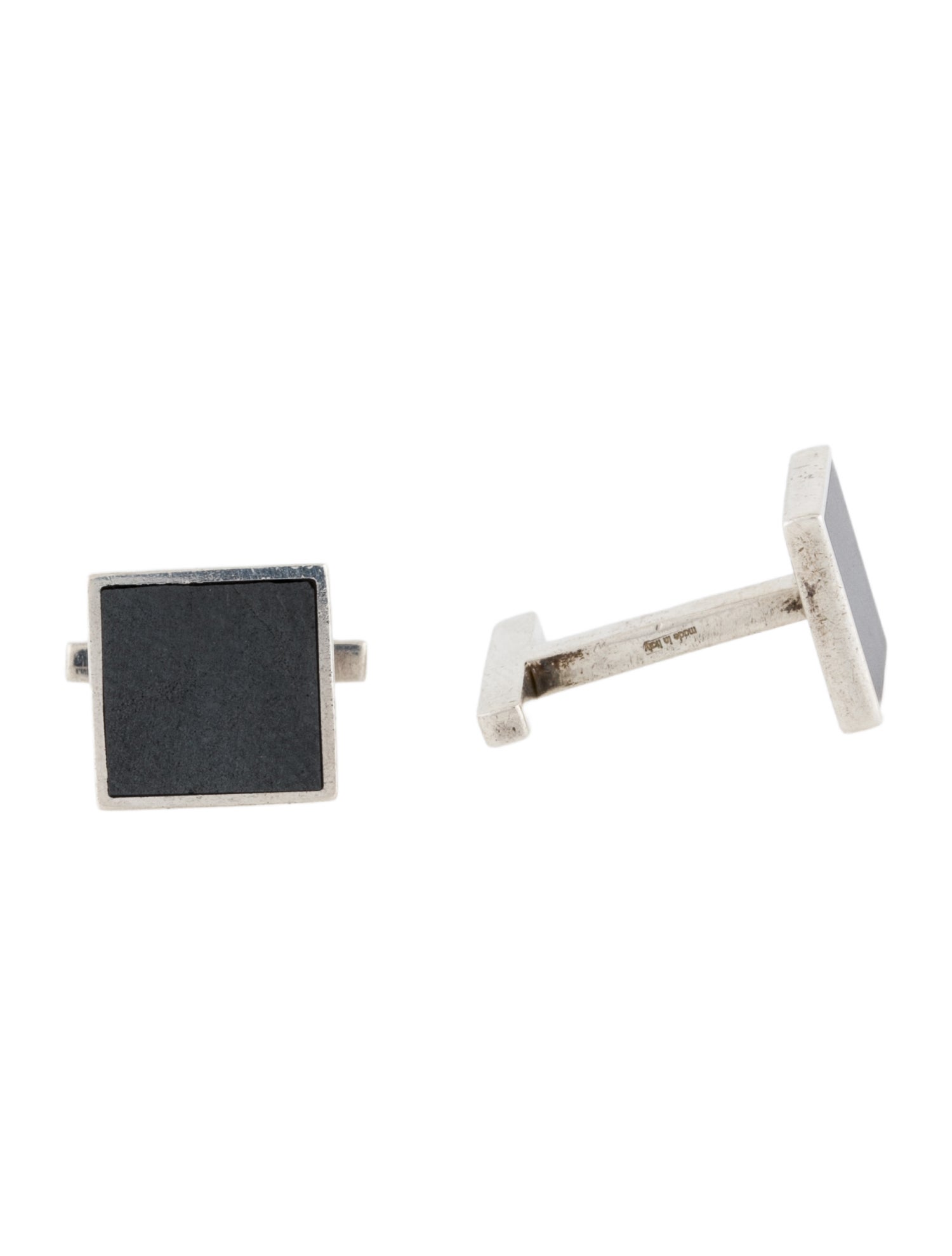 Yves Saint Laurent Vintage Square Cufflinks