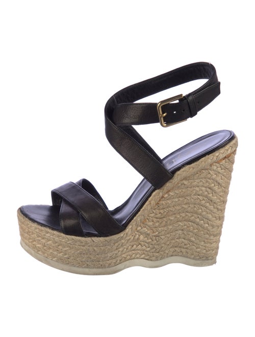 Yves Saint Laurent Leather Espadrilles