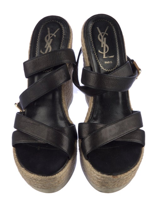Yves Saint Laurent Leather Espadrilles