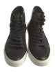 Yves Saint Laurent Leather Fringe Trim Accent Sneakers