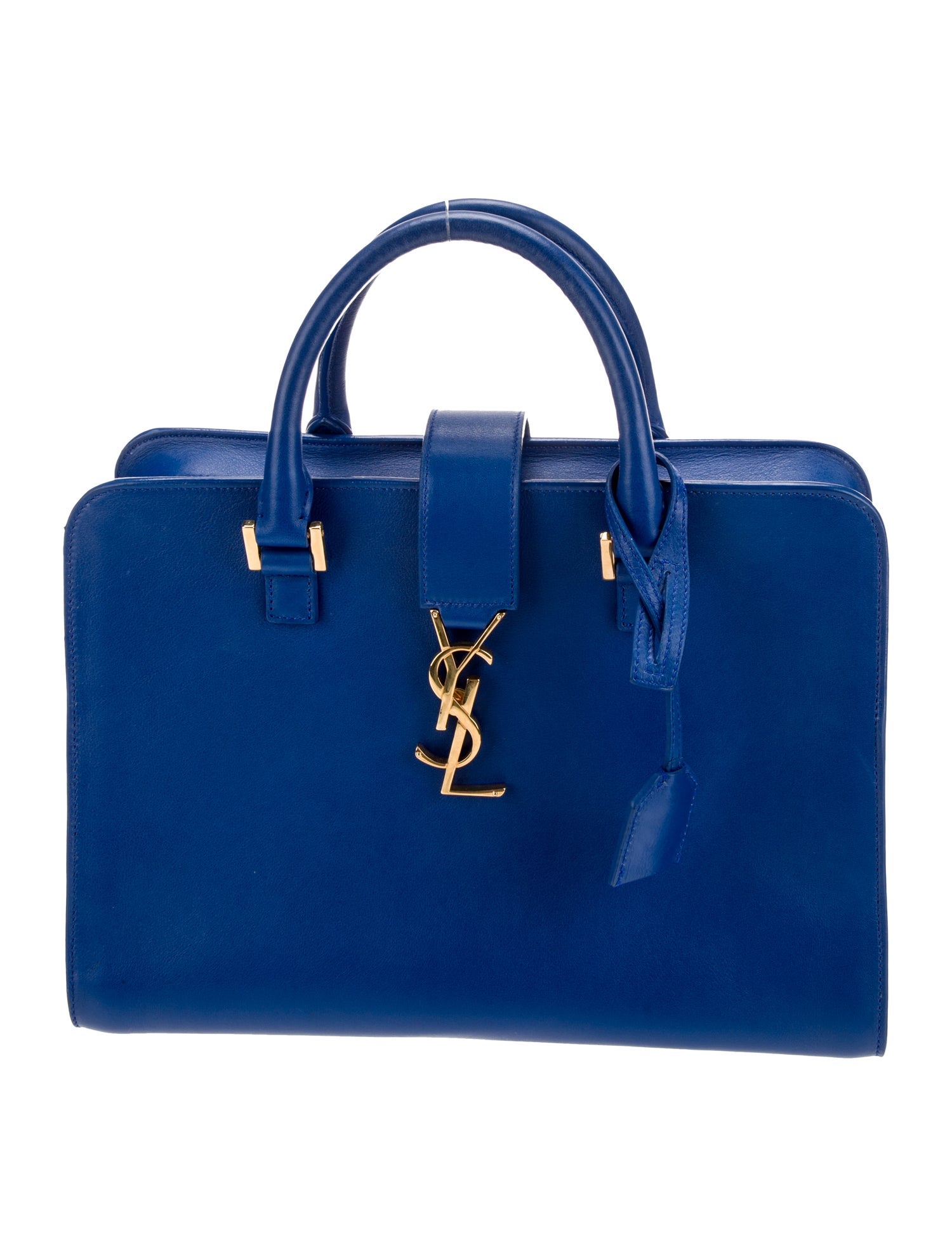 Saint Laurent Leather Monogram Cabas Small