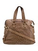 Yves Saint Laurent Rive Gauche Ostrich Top Handle Bag