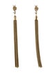 Yves Saint Laurent Simple Chain Drop Earrings