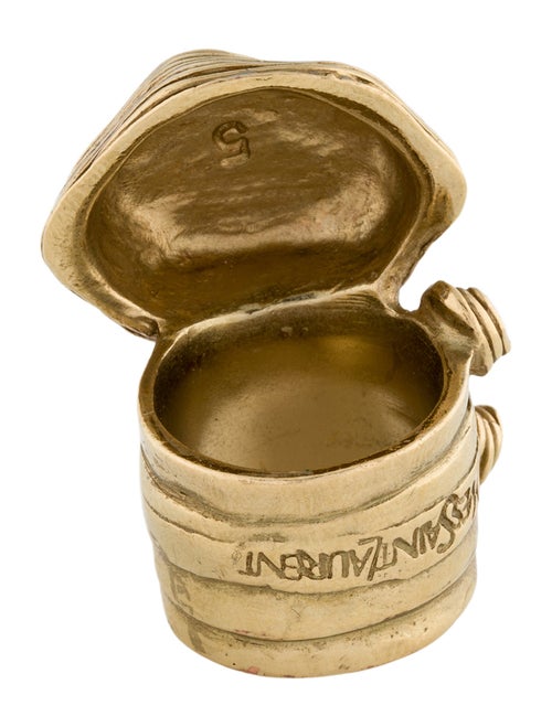 Yves Saint Laurent Resin & Enamel Arty Dot Ring