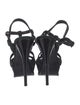 Yves Saint Laurent Suede T-Strap Sandals