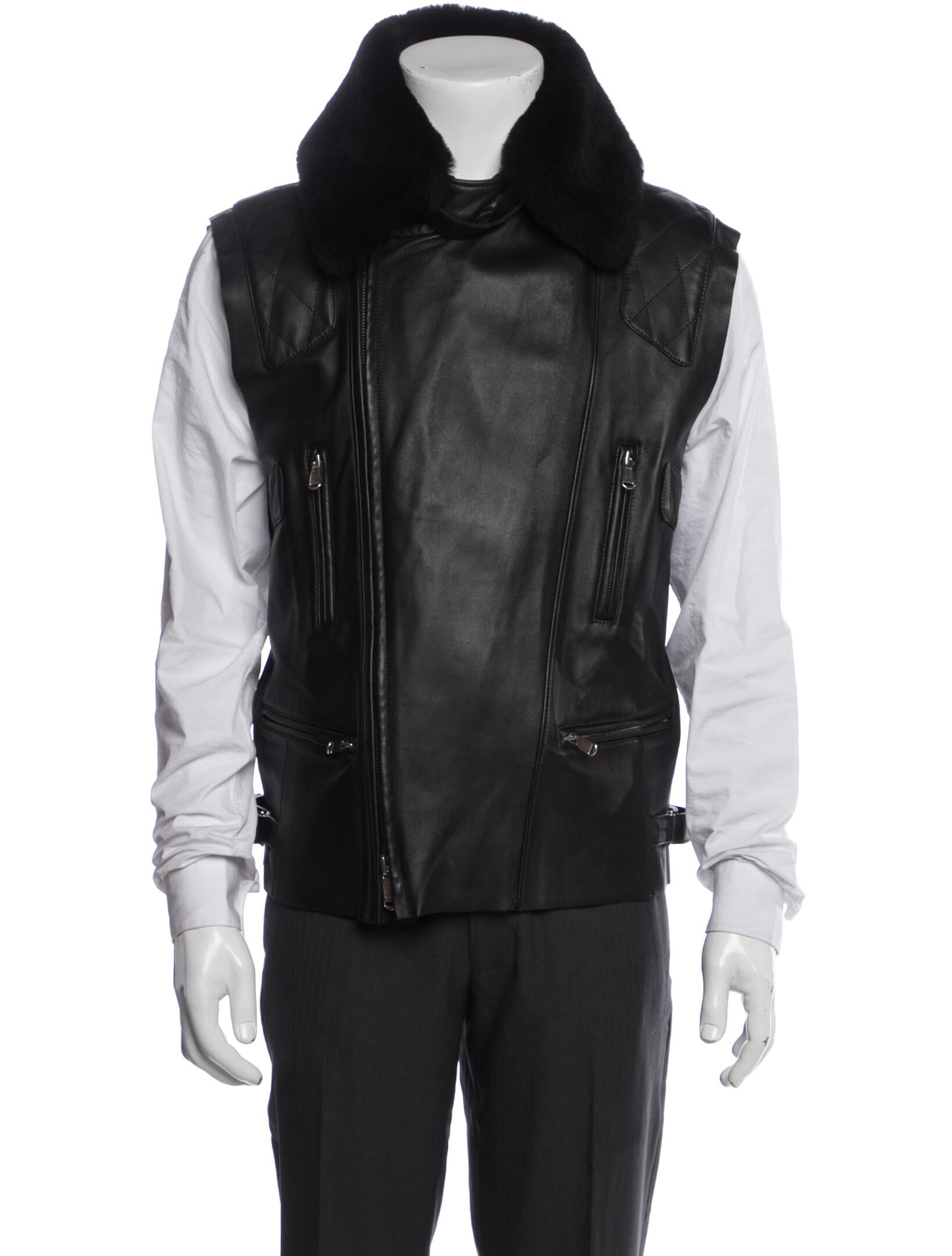 Yves Saint Laurent Leather Vest