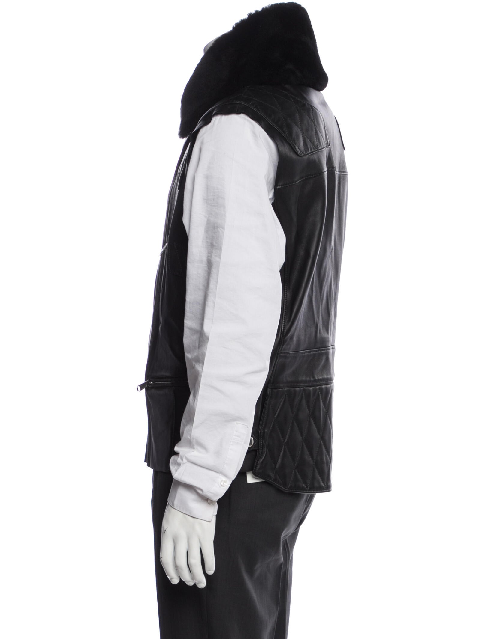 Yves Saint Laurent Leather Vest