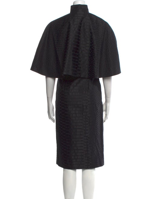 Yves Saint Laurent Wool Midi Length Dress