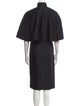 Yves Saint Laurent Wool Midi Length Dress