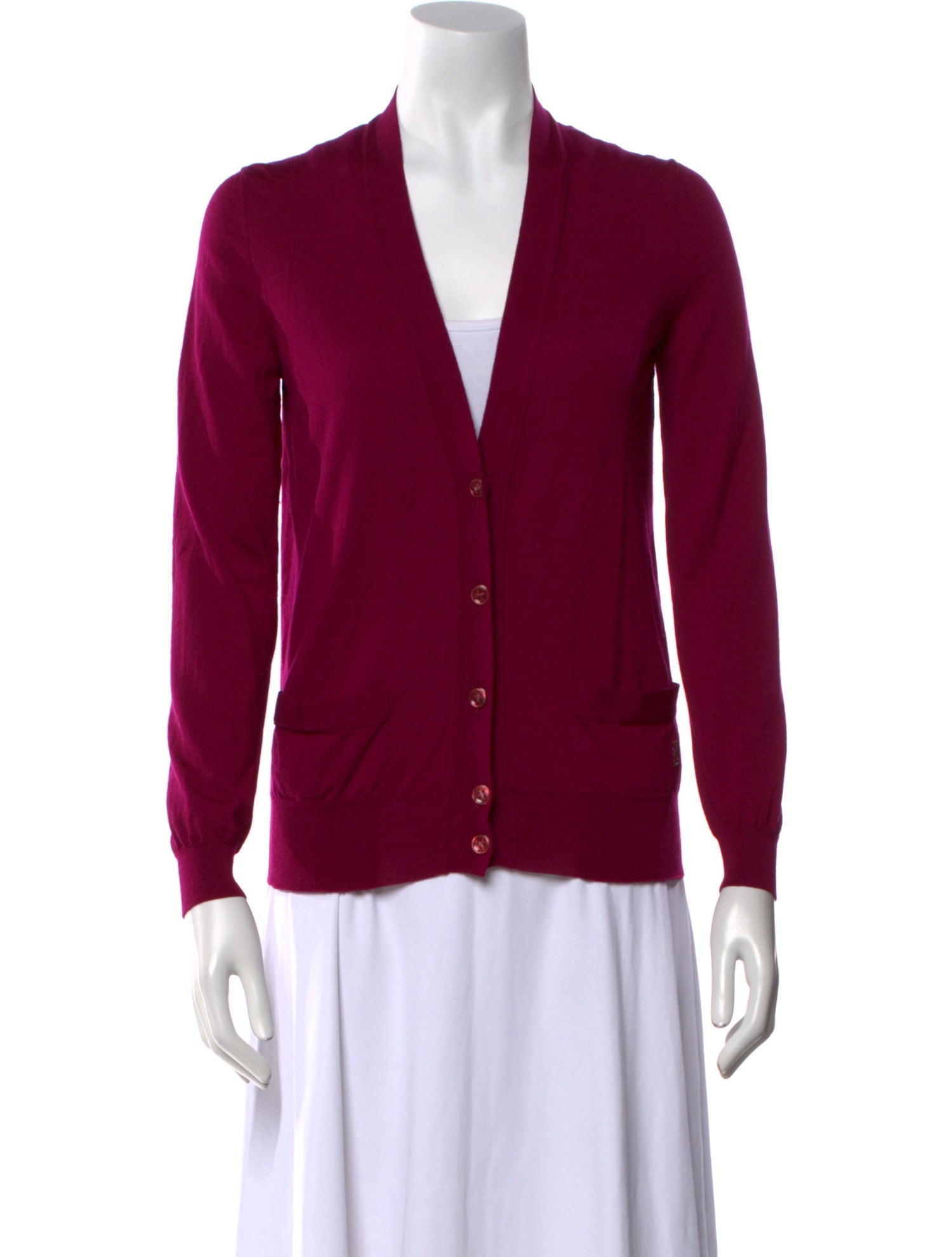 Yves Saint Laurent Wool V-Neck Sweater