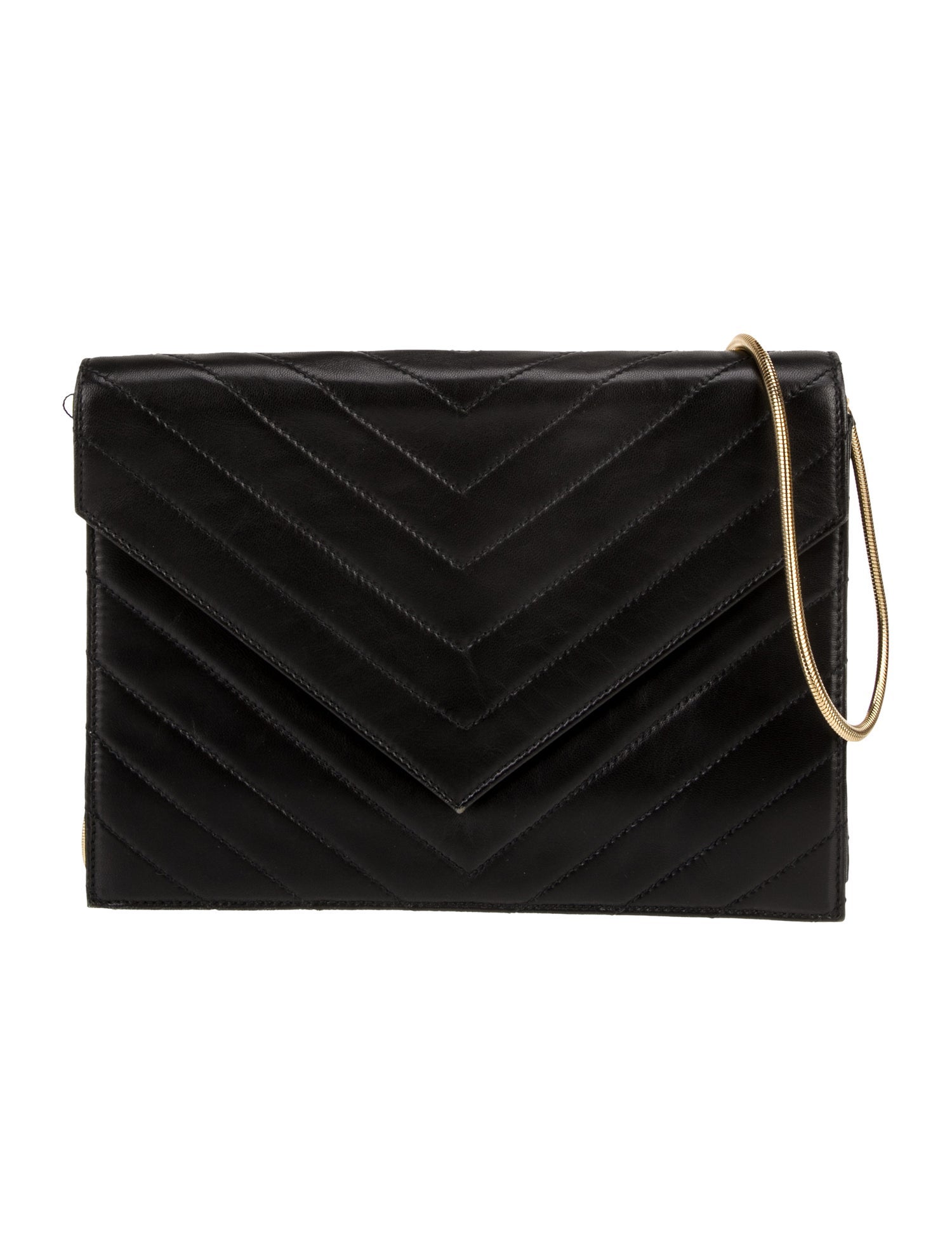 Yves Saint Laurent Leather Clutch