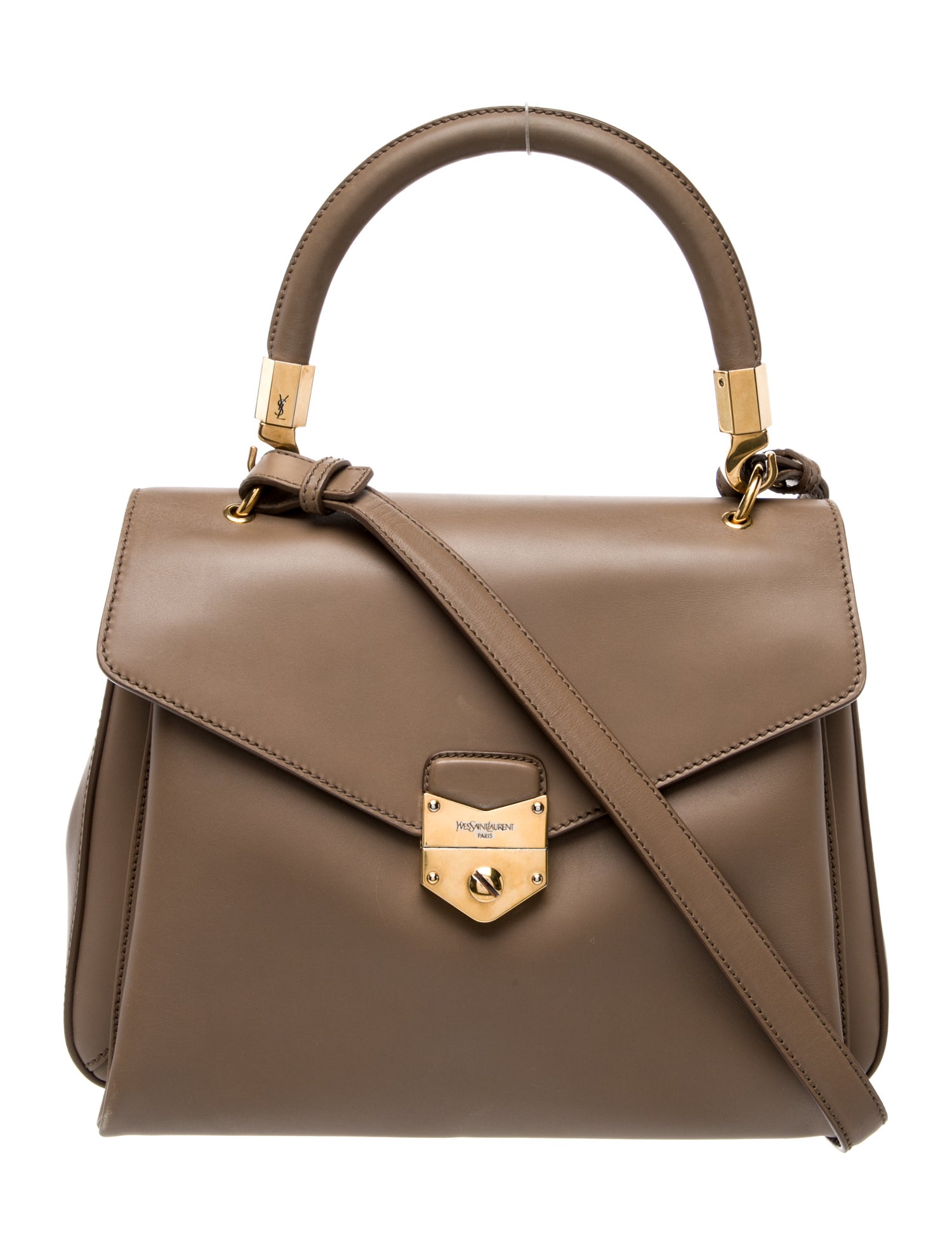 Yves Saint Laurent Leather Shoulder Bag Vintage