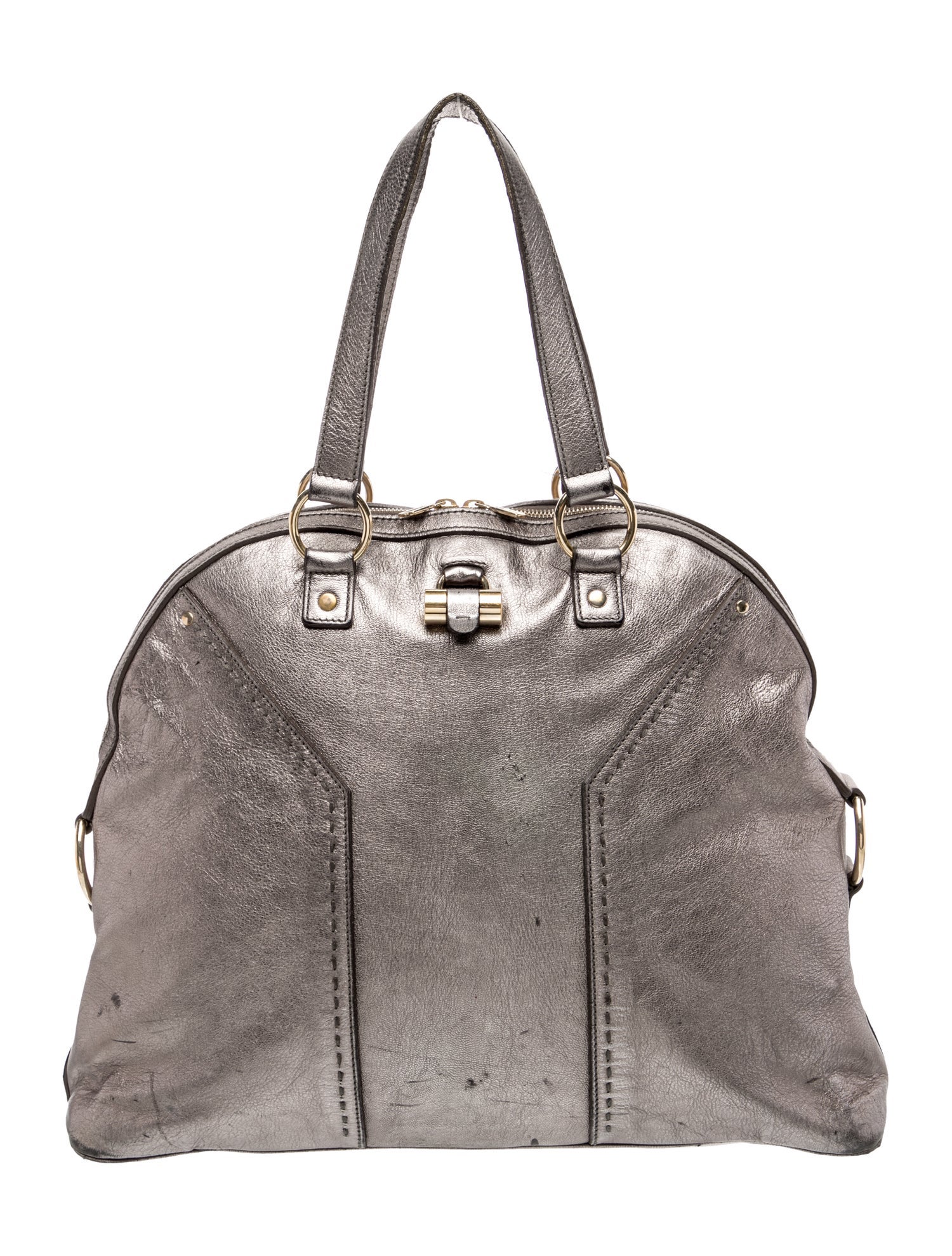 Yves Saint Laurent Leather Shoulder Bag XL