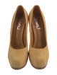 Yves Saint Laurent Raffia Leather Trim Embellishment Pumps