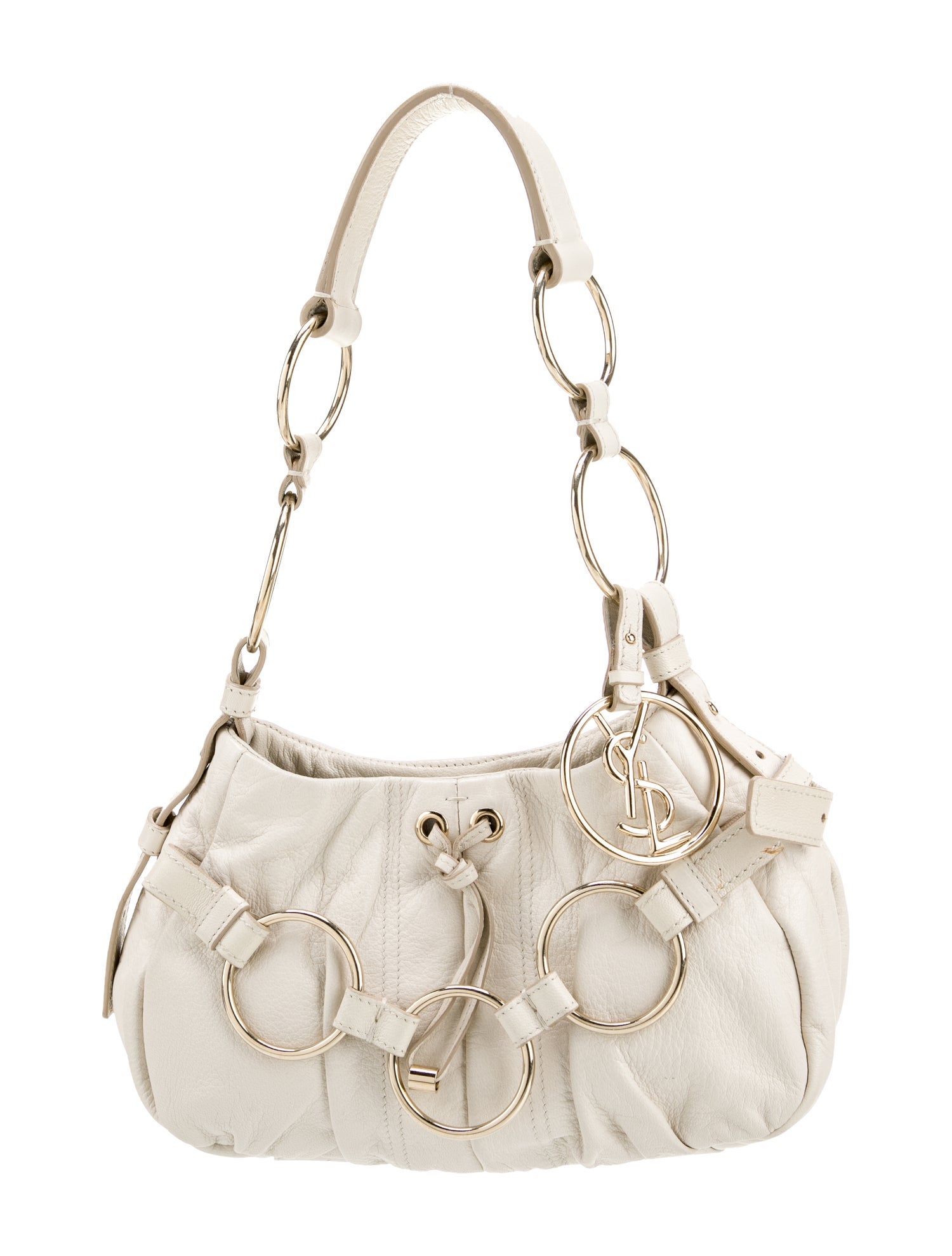 Yves Saint Laurent Rive Gauche Chevron Shoulder Bag