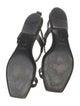 Yves Saint Laurent Leather T-Strap Sandals