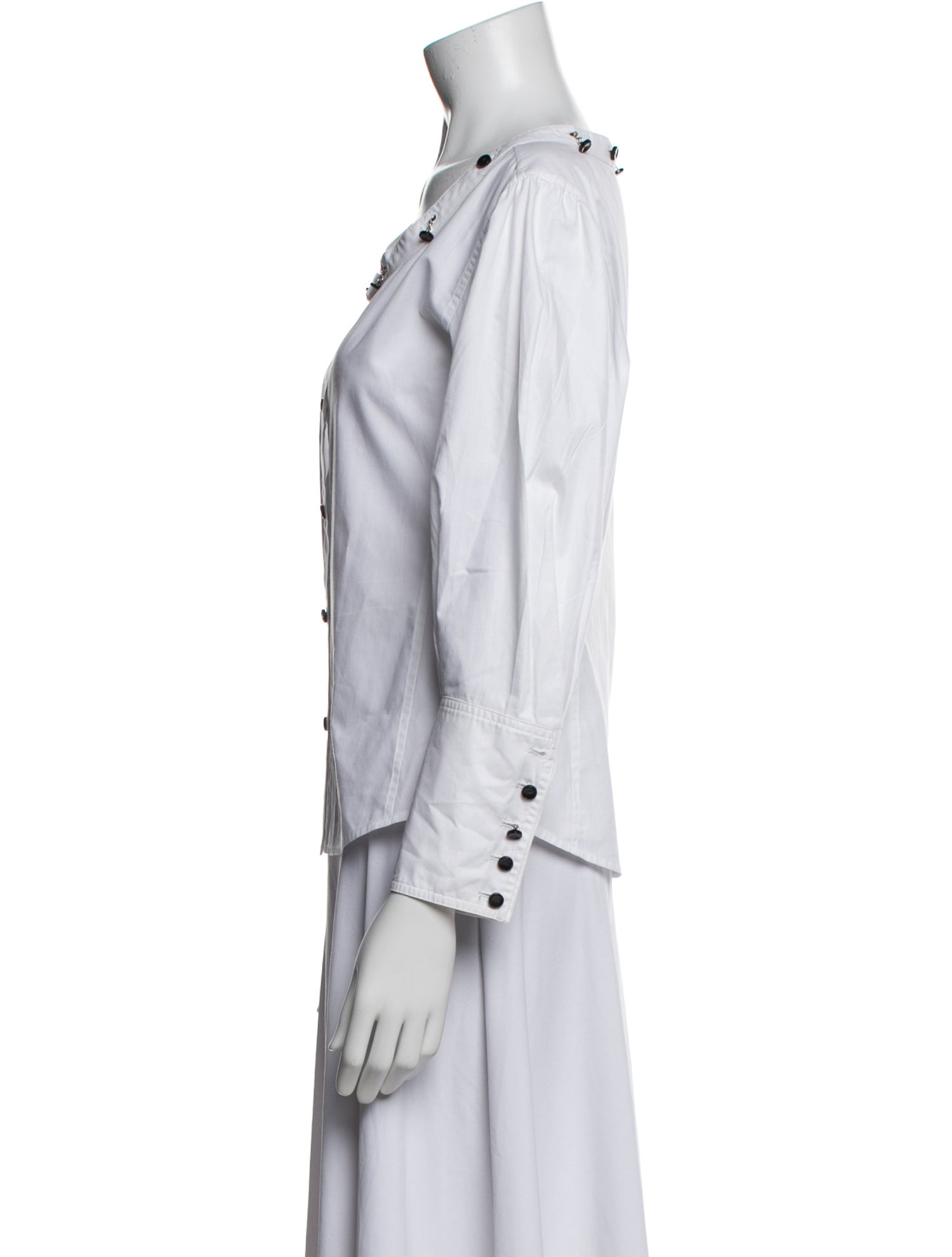 Yves Saint Laurent Rive Gauche Vintage 2004 Button-Up Top