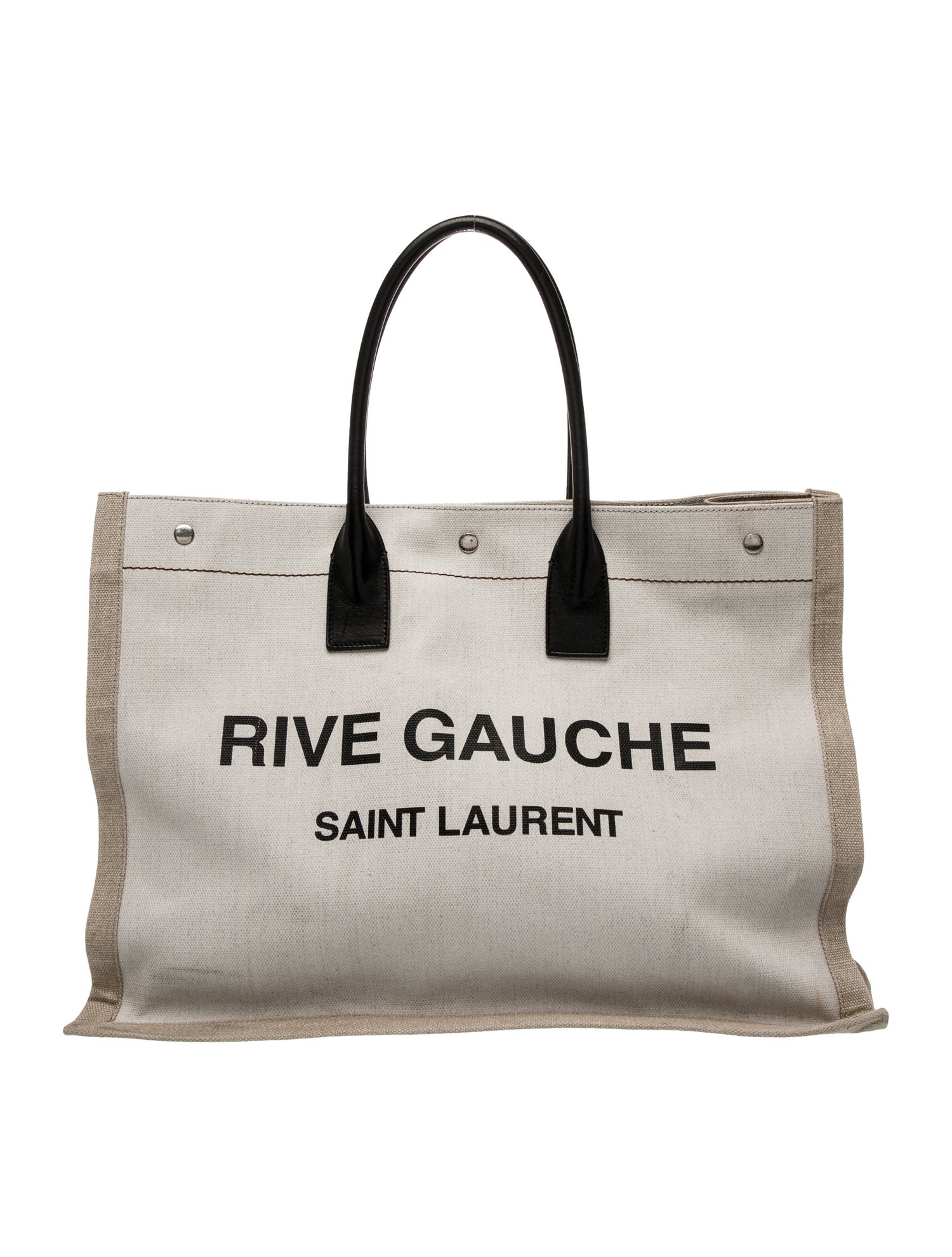Saint Laurent Canvas Rive Gauche Large