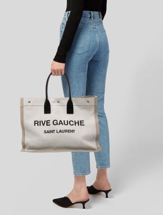 Saint Laurent Canvas Rive Gauche Large