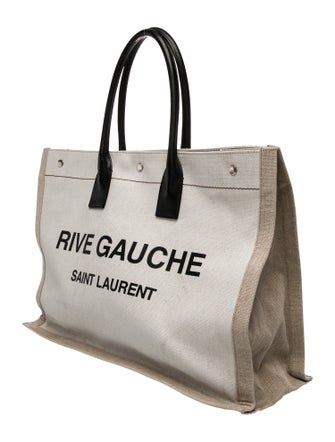 Saint Laurent Canvas Rive Gauche Large