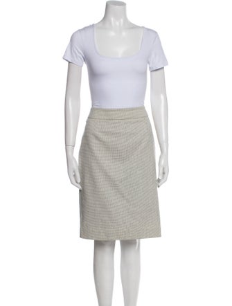 Yves Saint Laurent Striped Skirt Set