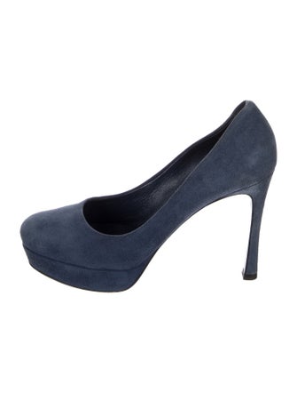 Yves Saint Laurent Rive Gauche Suede Pumps